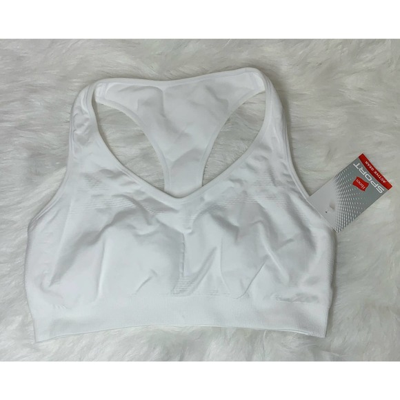 Hanes Racer Back Sports Bra- Size Large - Picture 2 of 3